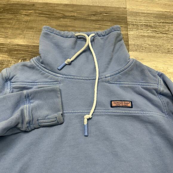 Vineyard Vines Marthas Vineyard Blue Womens XS Funnel Neck Pullover Sweatshirt - Picture 2 of 9